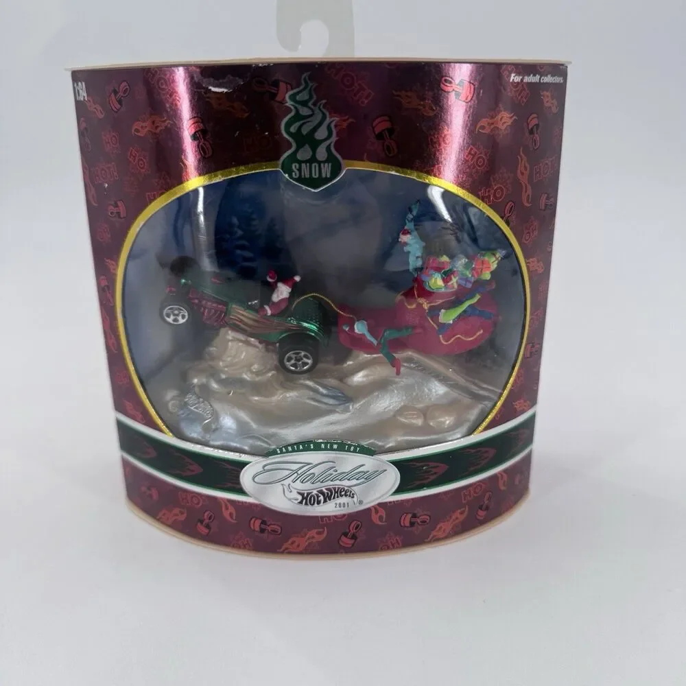 Holiday Hot Wheels Santa's New Toy 2001 Seasonal Diecast  Stocking Stuffer New